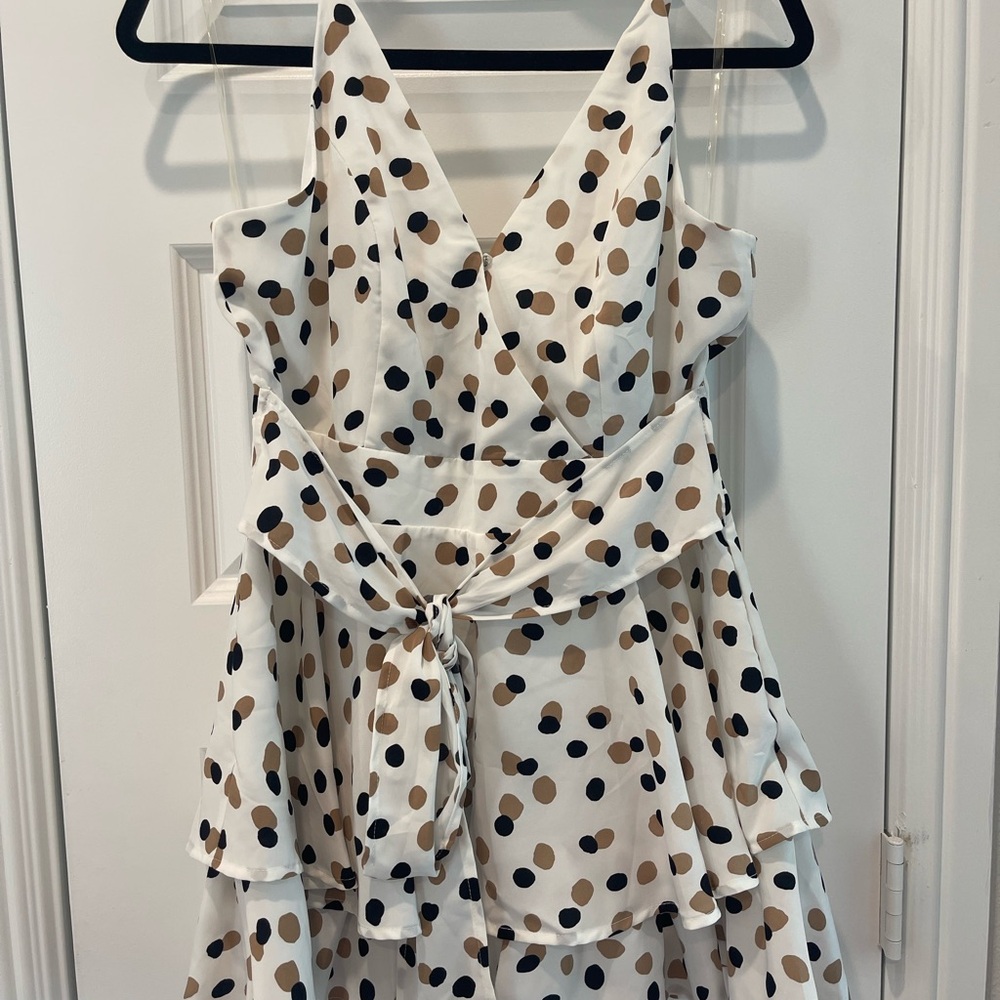 Polka Dot Sleeveless Romper